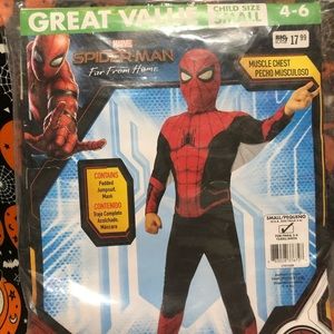 Marvel Spider Man kids costume size small 4-6